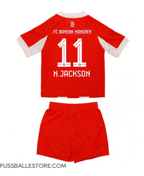 Günstige Bayern Munich Nicolas Jackson #11 Heimtrikotsatz Kinder 2025-26 Kurzarm (+ Kurze Hosen) Günstige Bayern Munich Nicolas Jackson #11 Heimtrikotsatz Kinder 2025-26 Kurzarm (+ Kurze Hosen)